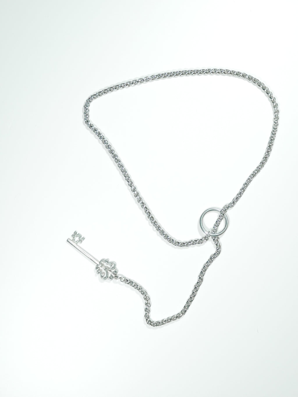 Wheat Chain 26" Slip and Key Pendant 'Hecate'